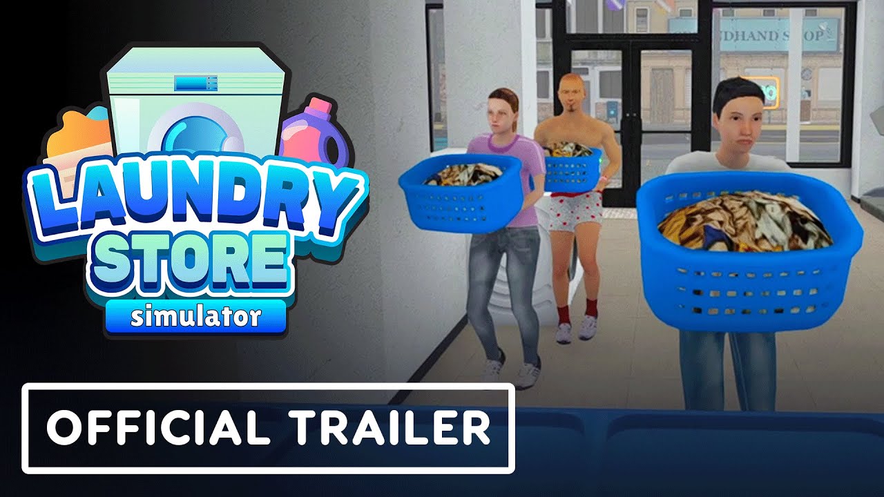Laundry Store Simulator - Official Launch Trailer