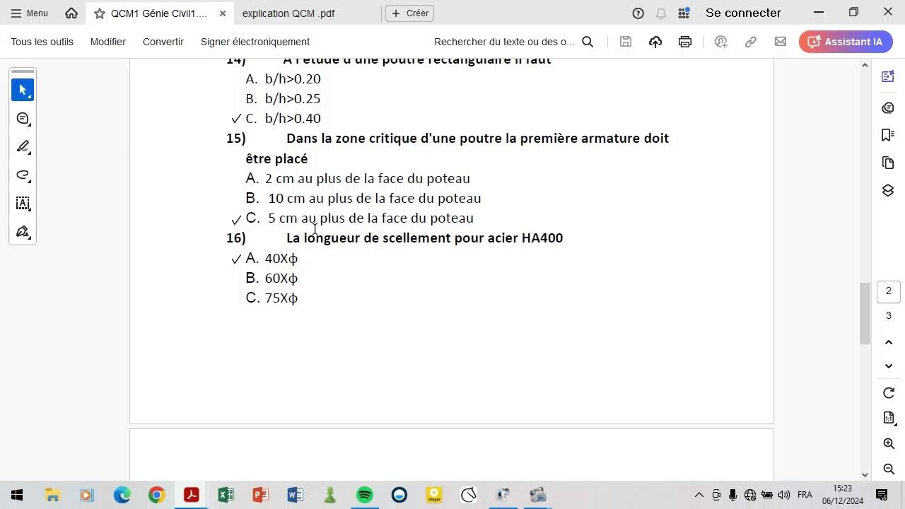 QCM Concours TSGC Partie 2