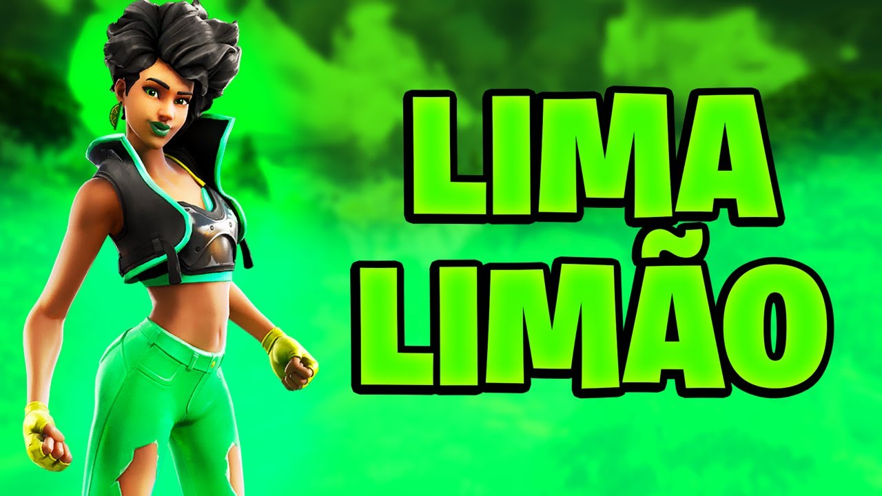 FORTNITE - GAMEPLAY COM A LIMA-LIMÃO