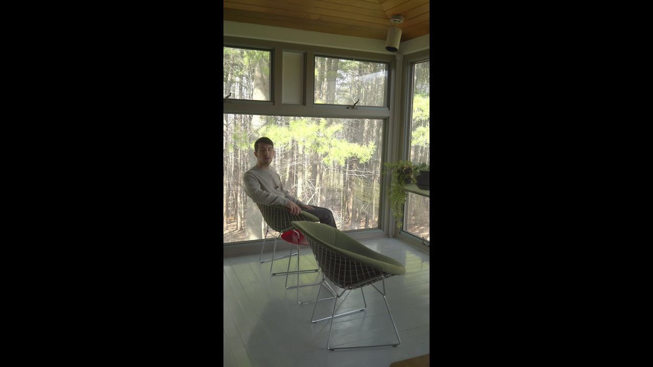 The Bertoia Diamond Chair #short #harrybertoia #diamondchair #rarify