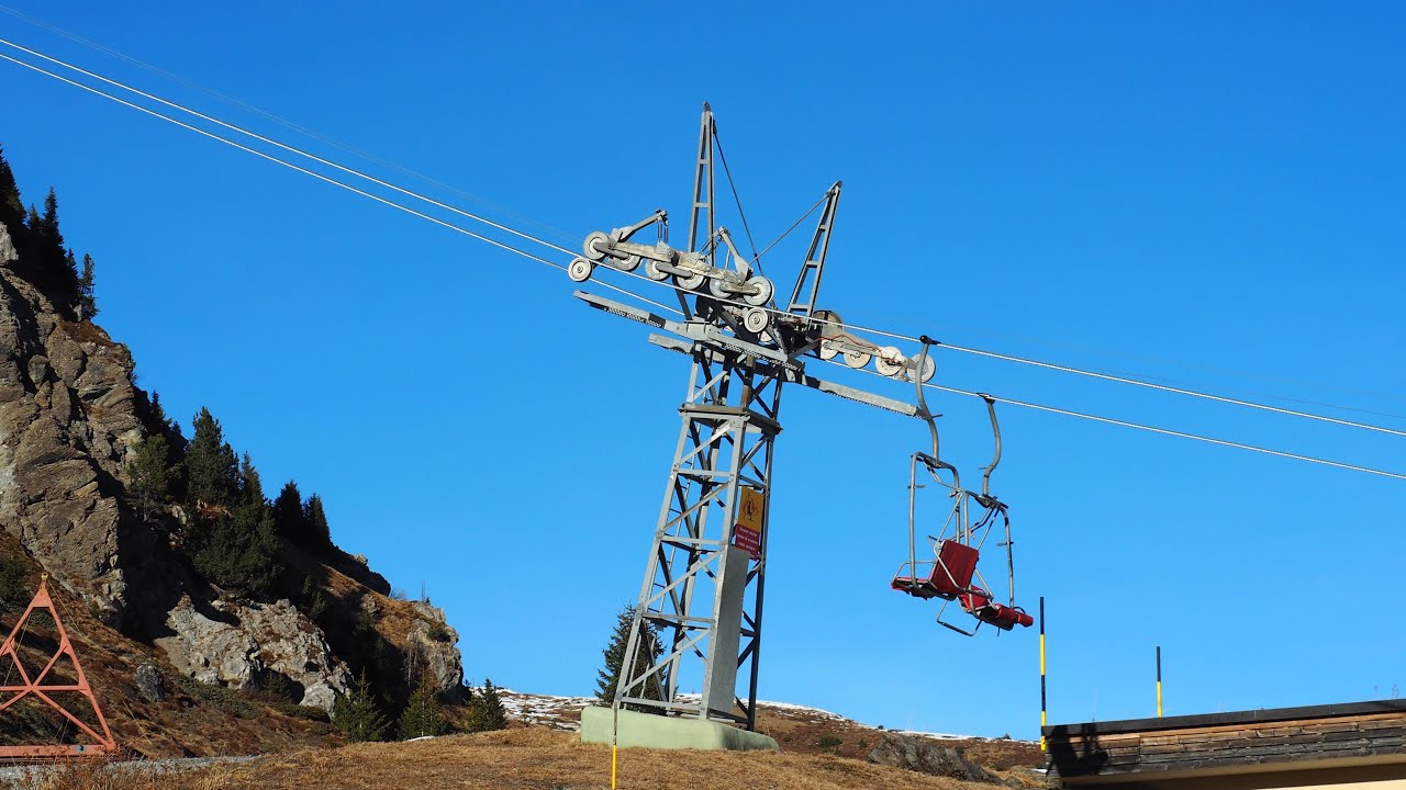 Sesselbahn Brüggerhorn (1970 - 2019, Bergfahrt), Arosa