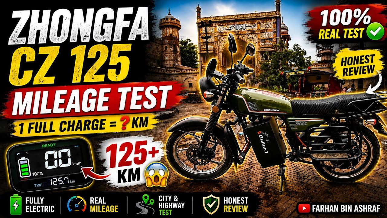   Zhongfa CZ 125 Real Mileage Test | Shocked by the Result! ⚡zhongfacz125 farhanbinashraf 