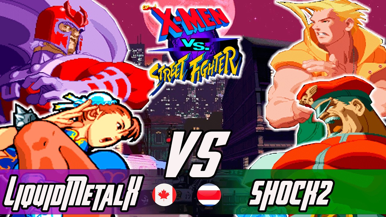 X Man vs Street Fighter Online - -LiquidMetalX vs shock2