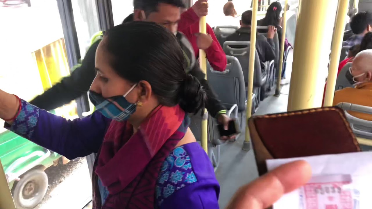 All women of Delhi metropolitan area travel free on Delhi public buses