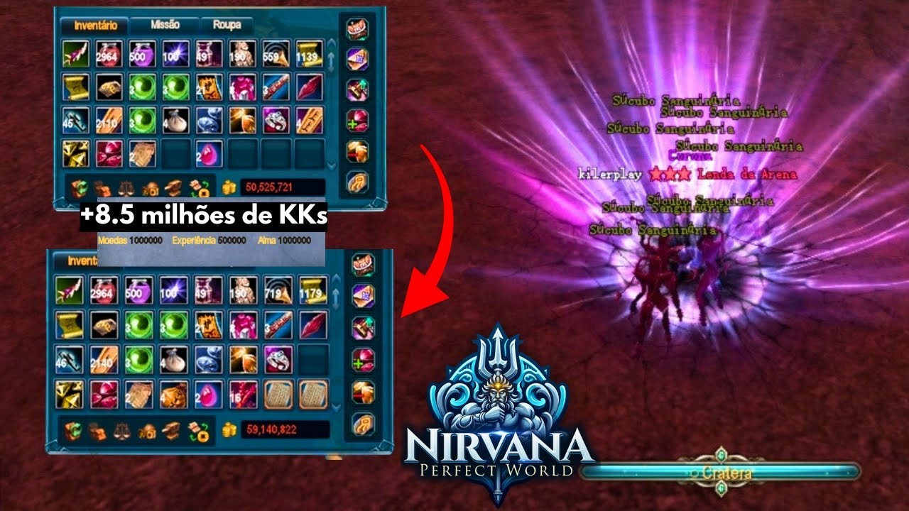 FARMANDO 8.5KK EM ALGUNS MINUTOS! - PW NIRVANA