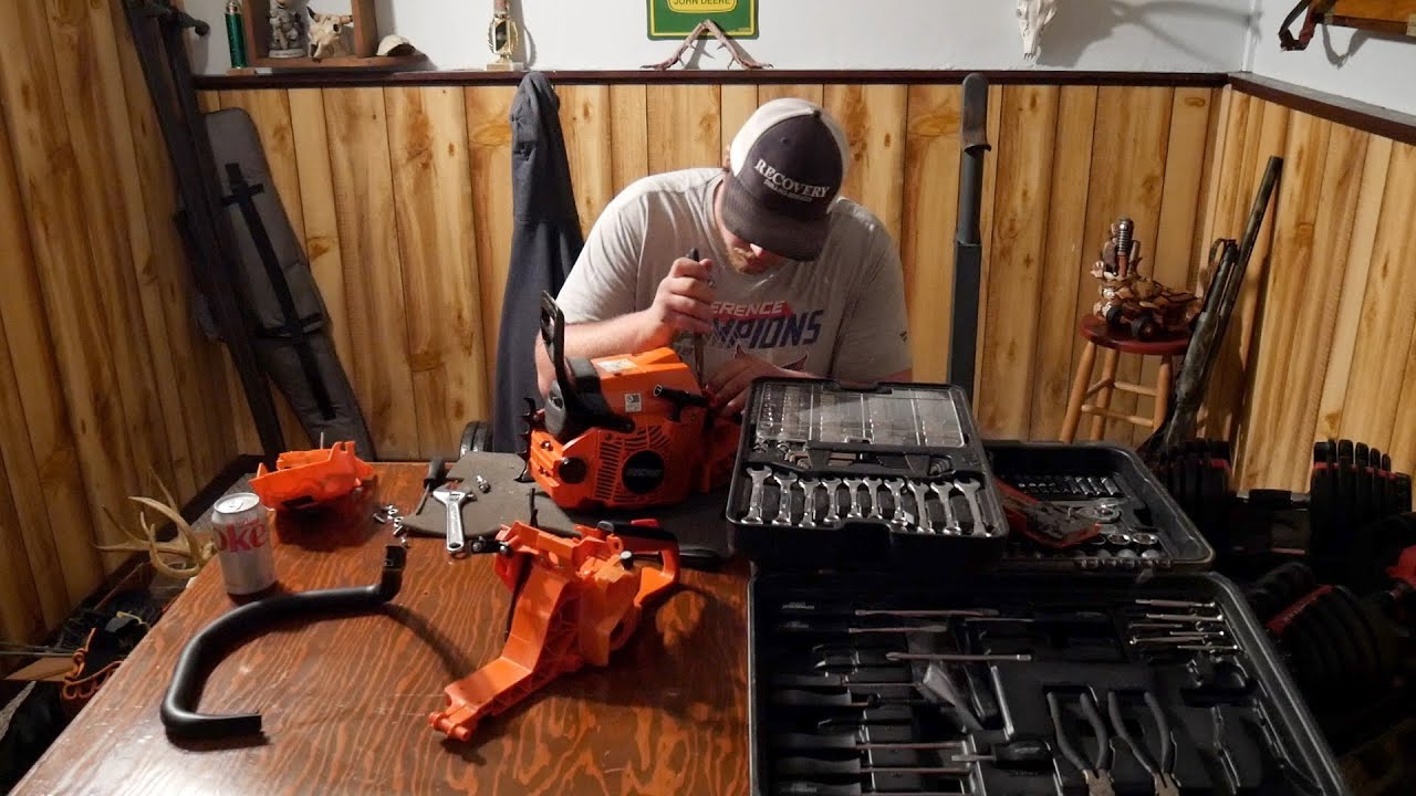 Replacing Fuel Tank on Echo CS 590 Timberwolf