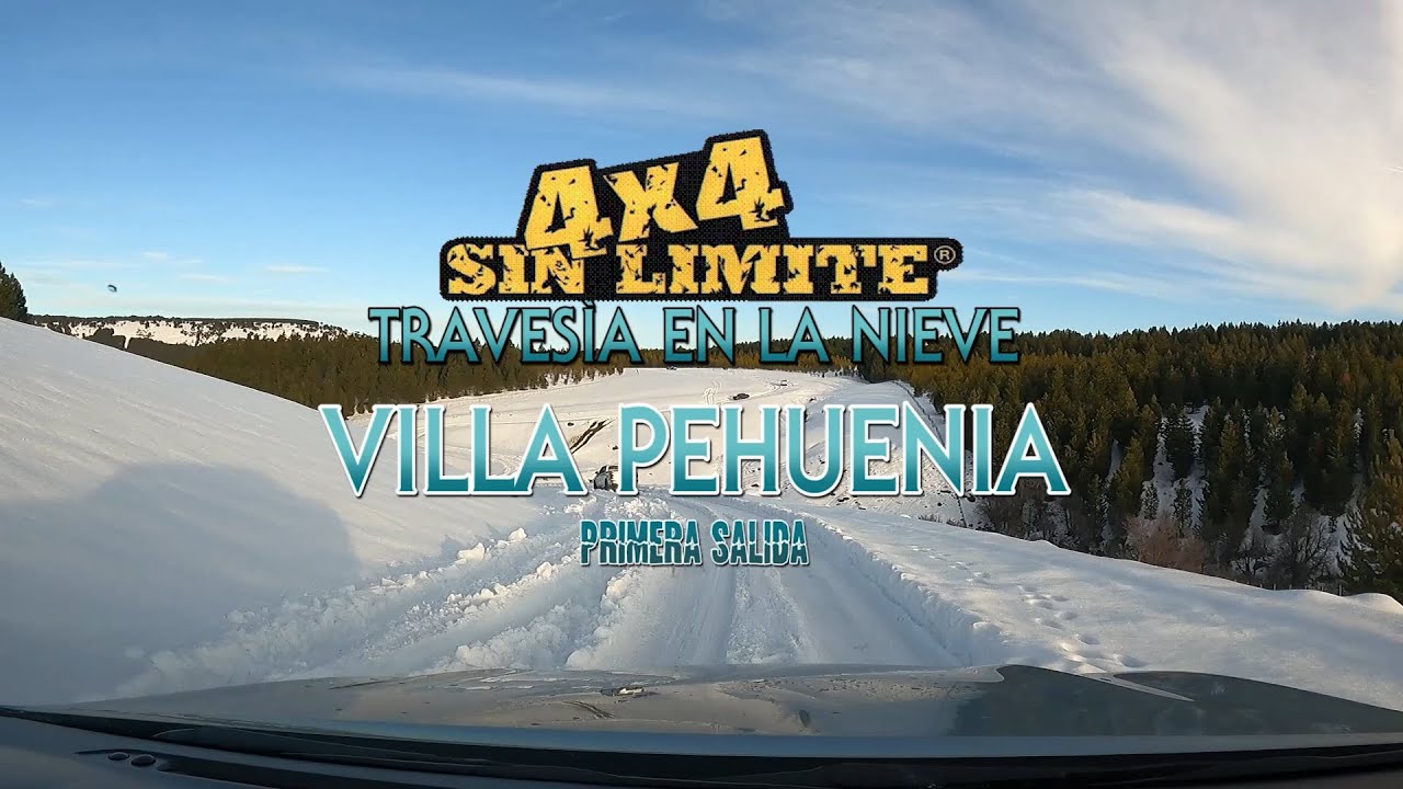Travesía en Villa Pehuenia 2024 - Primera Salida - 4x4 Sin Límite - Travesía en la Nieve. .