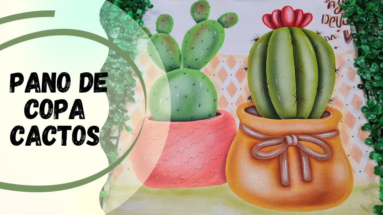 #23 COMO PINTAR CACTOS | PASSO A PASSO COMPLETO