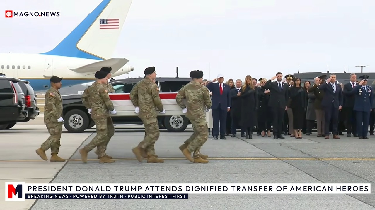 🇺🇸 President Trump Attends Dignified Transfer of Six Americans Heroes Killed in Kuwait [LIVE]