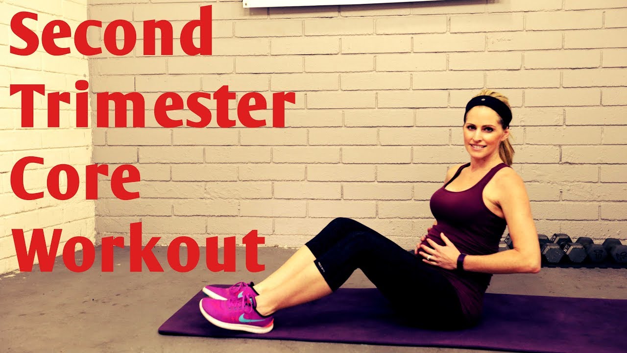 2nd Trimester Prenatal Core Workout---(Good for 1st or 3rd Trimester, too!