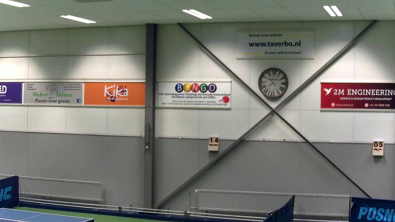 Taverbo 1 - Gorkum 1 - NTTB 1e Divisie - Poule B