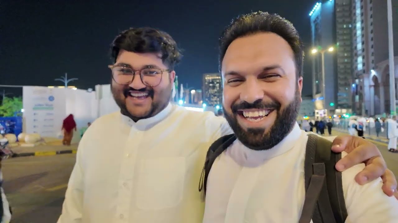Makkah Uncut Walk On Ibrahim Khalil Road After Taravih