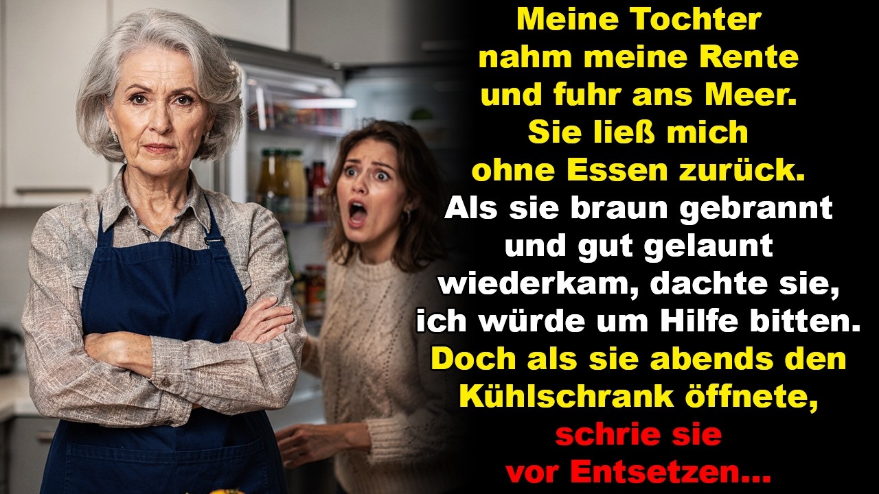 Meine Tochter stahl meine Rente und fuhr in den Urlaub. Doch als sie zurückkam …