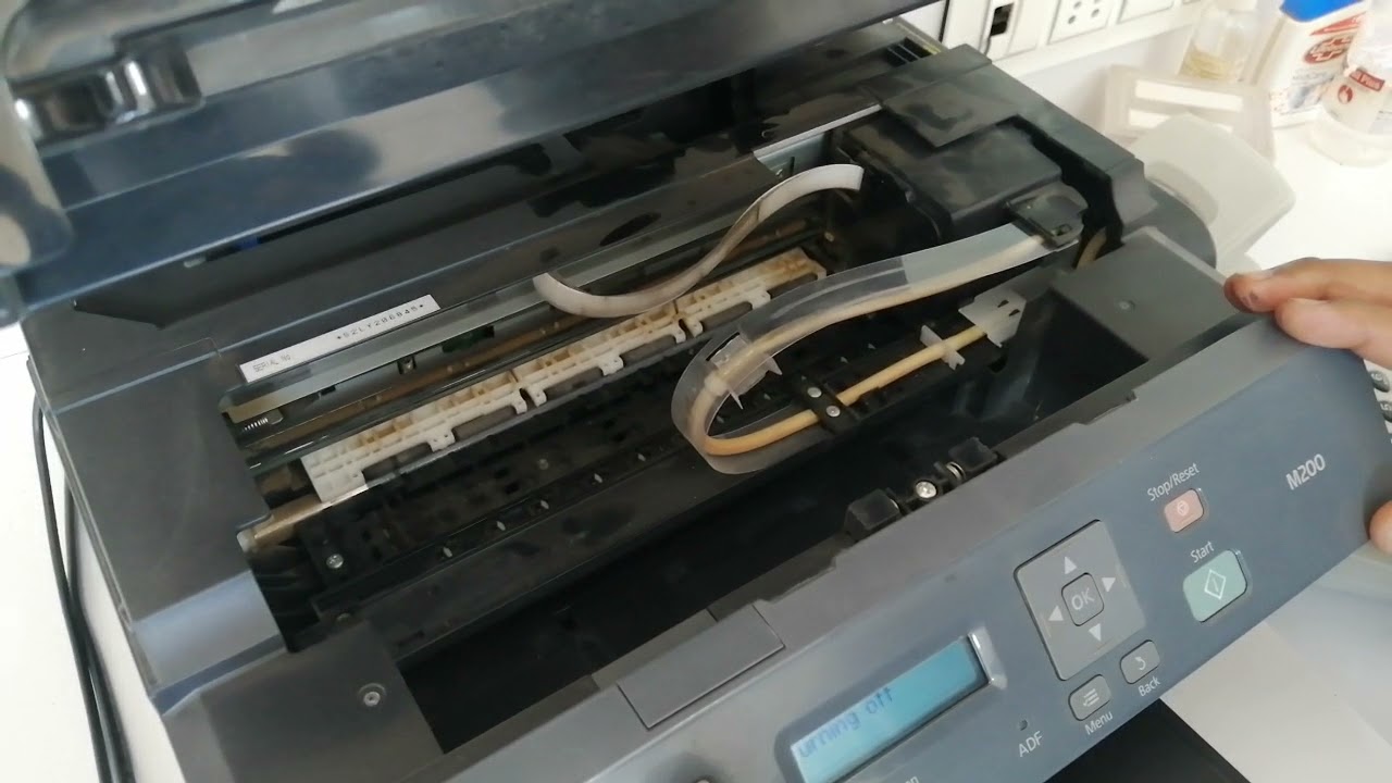 Epson M200 Printer Error See Your Documentation/ADF Light Blinking Problem Solving...