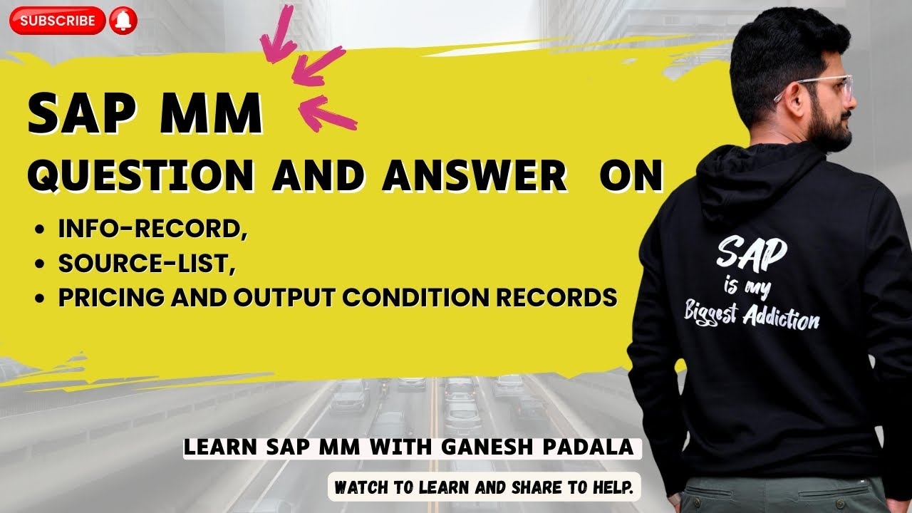 SAP MM Q&A on IR,SL,CR,OP by Ganesh Padala