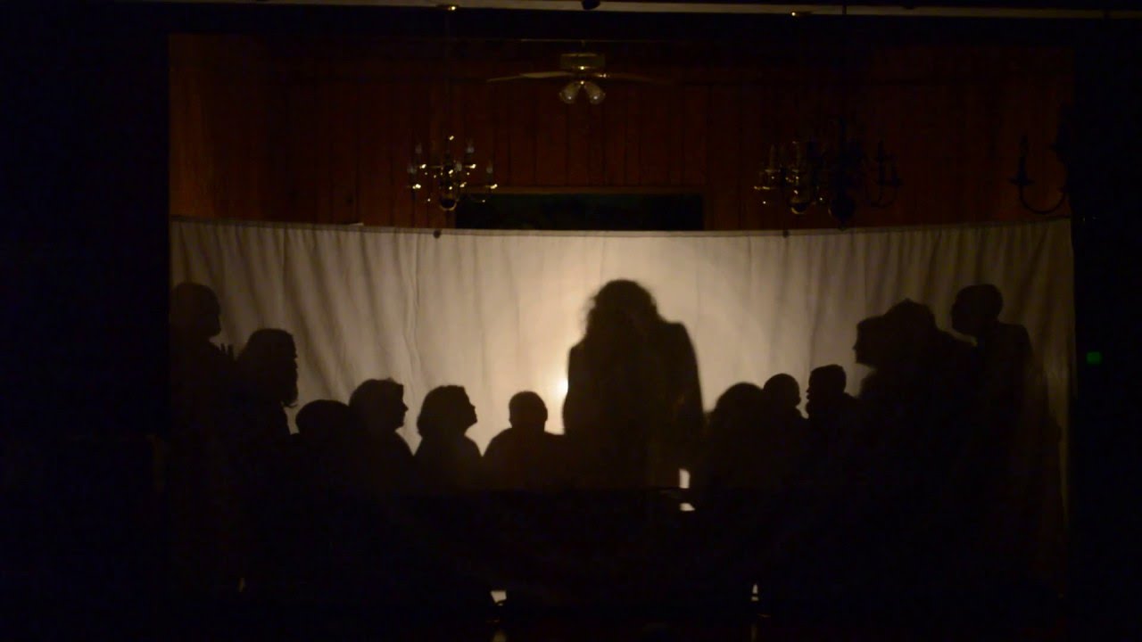He's Alive !       Easter Shadow Drama at Ring's Chapel Baptist Church