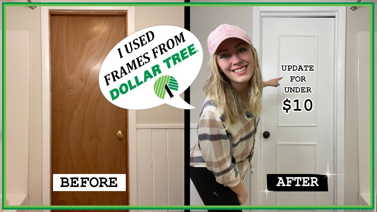 Modernize Your Interior Doors  |  DIY Projects With Dollar Tree Items