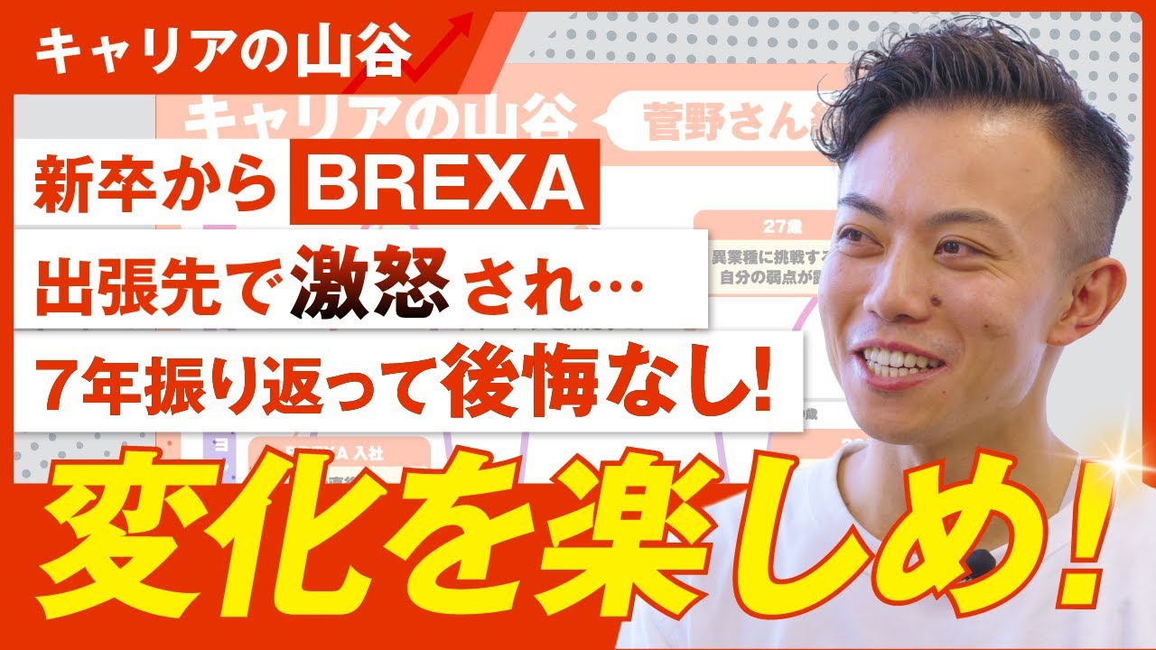 【キャリアの山谷_#3】変化を楽しめ！｜BREXA Technology