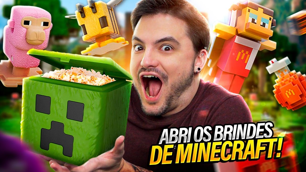 DISPUTA DE BRINDES: TEM MINECRAFT!