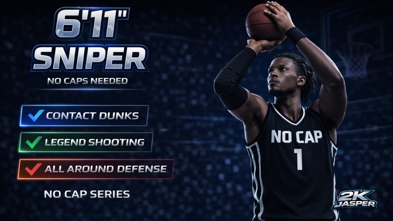 Best 6'11 Smart Build in NBA 2K26 (No Cap Breakers Required)
