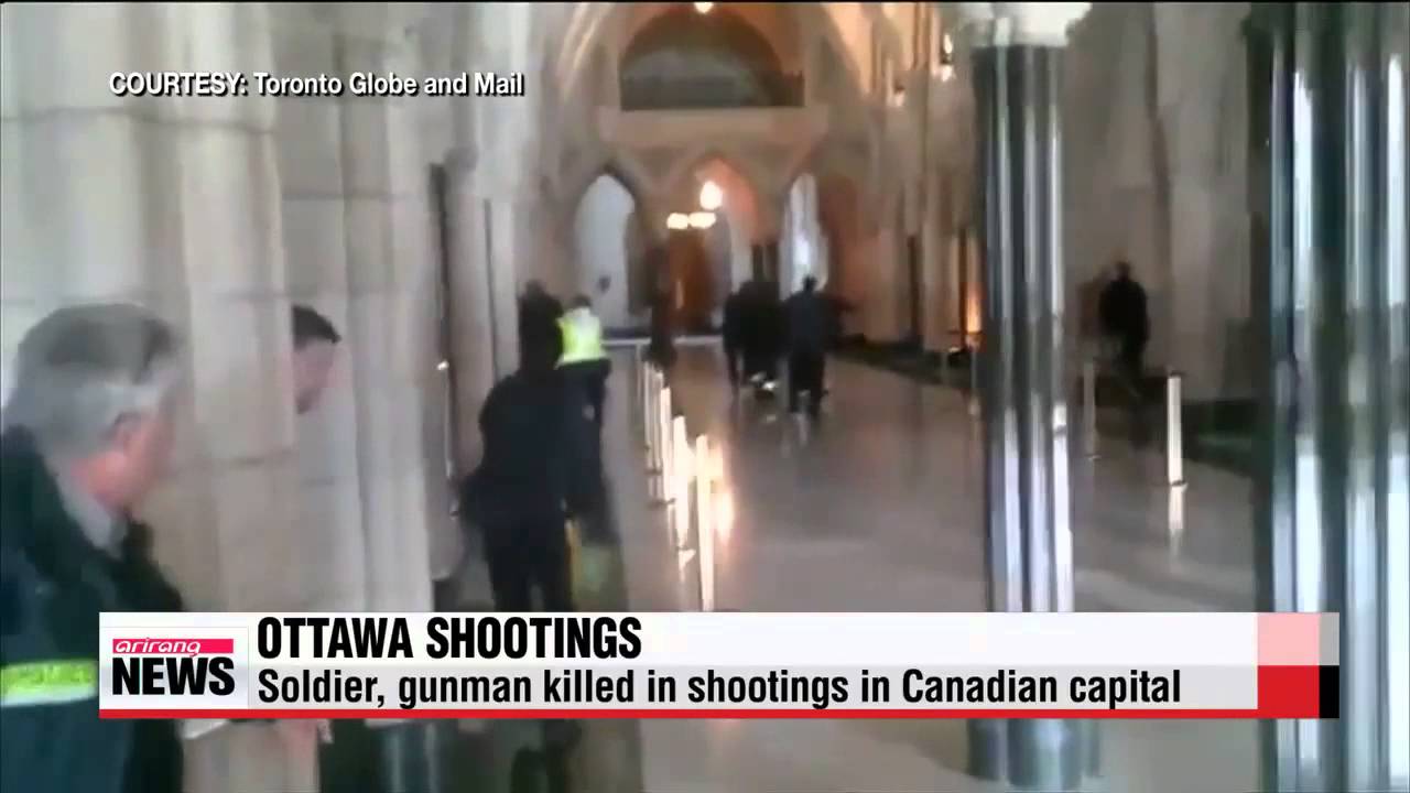 Canada shooting leaves two dead on parliament hill 

캐나다 동시다발 ′총격′