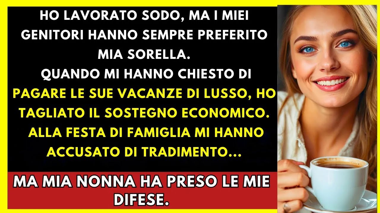 Ho Lavorato Sodo, Ma I Miei Genitori Hanno Sempre Scelto Mia Sorella. Poi Mi Hanno Chiesto Di Pagare