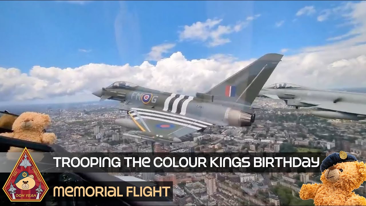 KING'S BIRTHDAY TROOPING THE COLOUR TYPHOON 