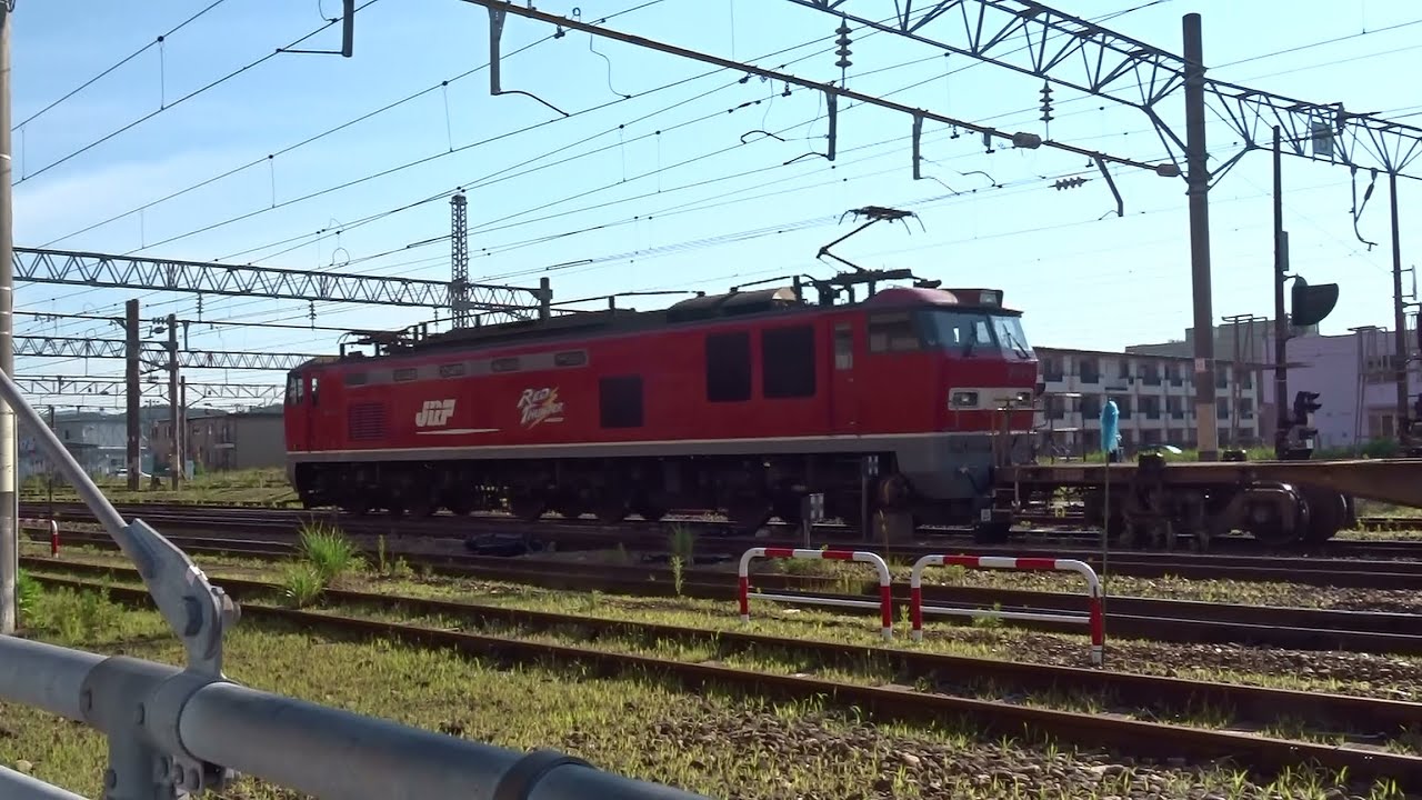 2024.06.20 貨物列車（2091列車）秋田駅発車 ※秋田駅約30分遅れ