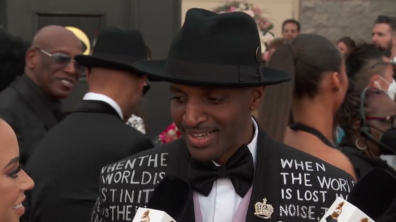 J. IVY Red Carpet Interview | 2022 GRAMMYs