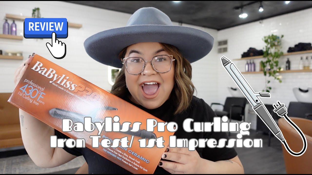BABYLISS PRO CURLING IRON + TESTING/FIRST IMPRESSION!