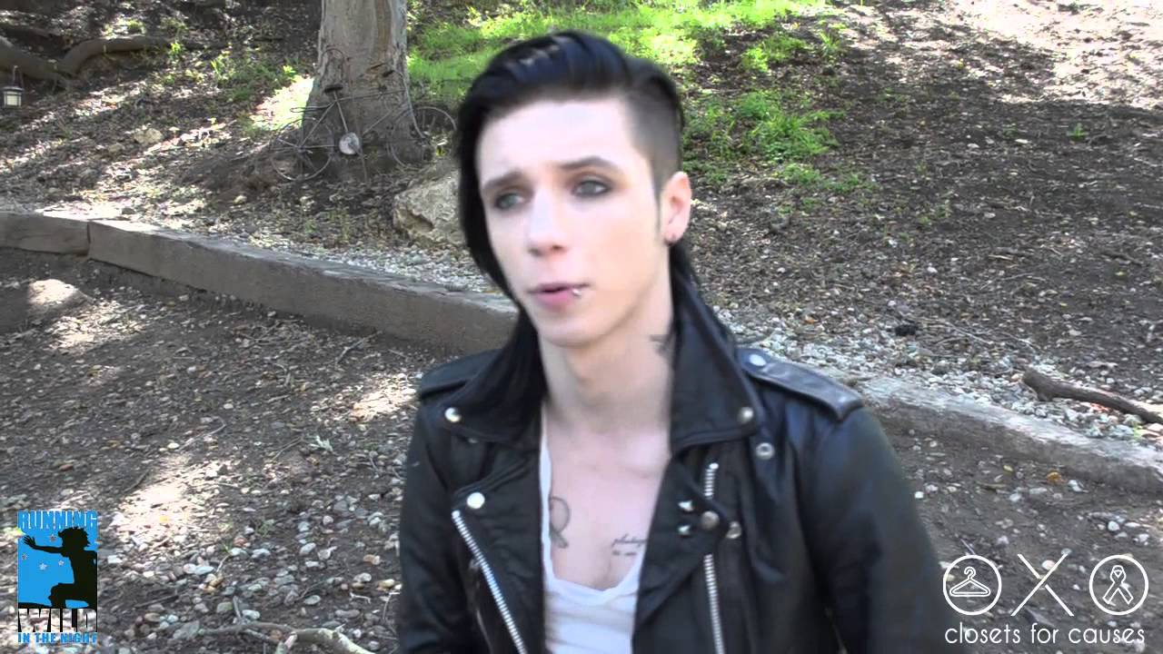 Andy Biersack Opens His Closet for Running Wild in the Night