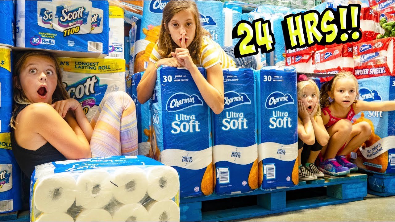 WE SPENT 24 HOURS OVERNIGHT AT COSTCO!!