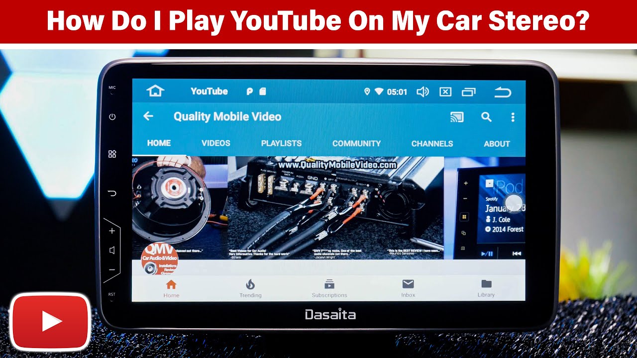 Как воспроизводить видео с YouTube на автомобильной стереосистеме???