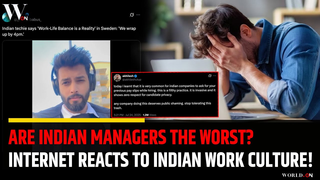 Indian Bosses Under Fire! Toxic Work Culture Debate Goes Viral