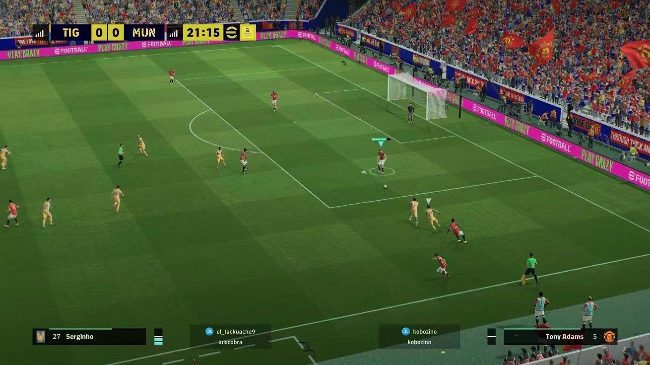 Manchester United put Tigres to bed very late PES 26 online challenge