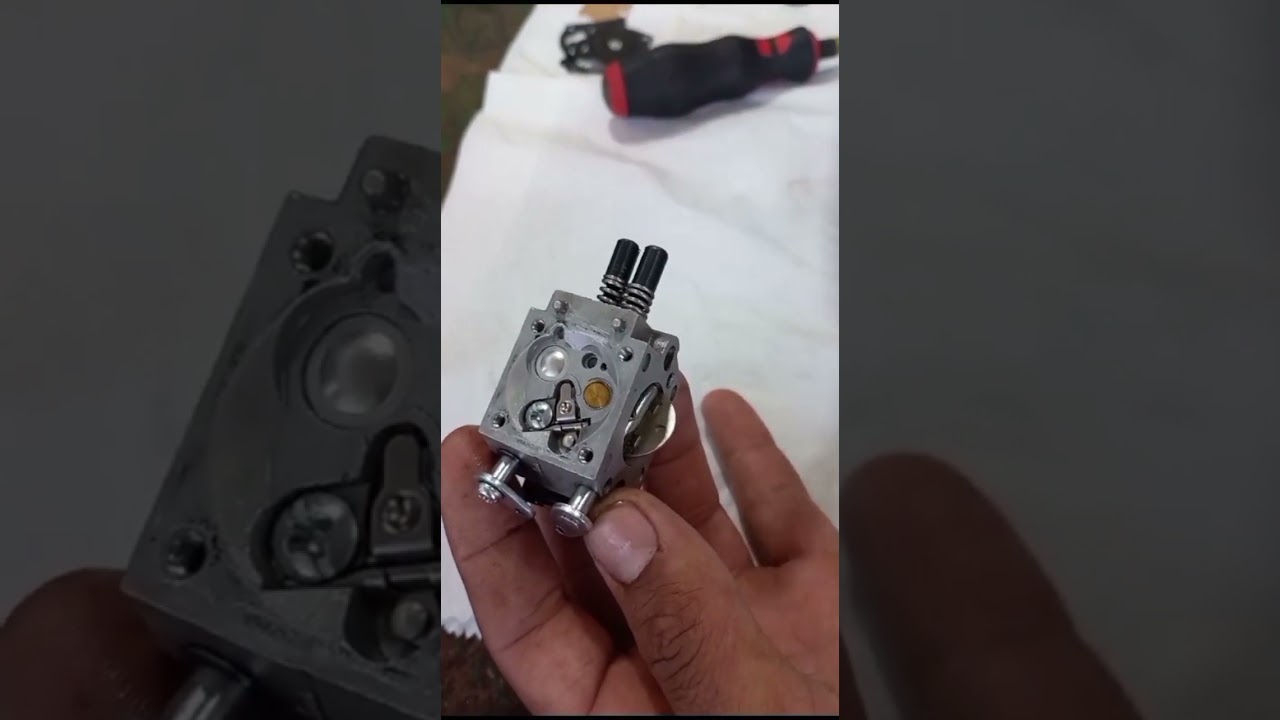 reparacion de carburador motosierra china 52cc (mucho tiempo sin uso)