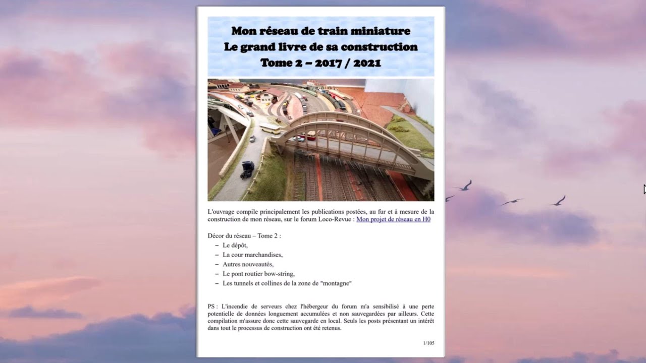 Le livre Tome 2 de la construction de mon réseau de train H0