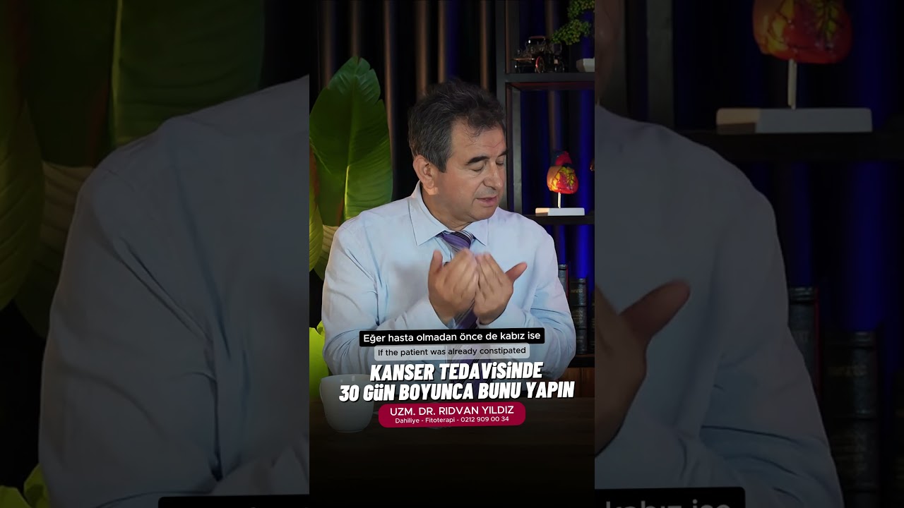 Kanser tedavisinde 30 g&uuml;n boyunca bunu yapın! | Dr. Rıdvan Yıldız #shorts