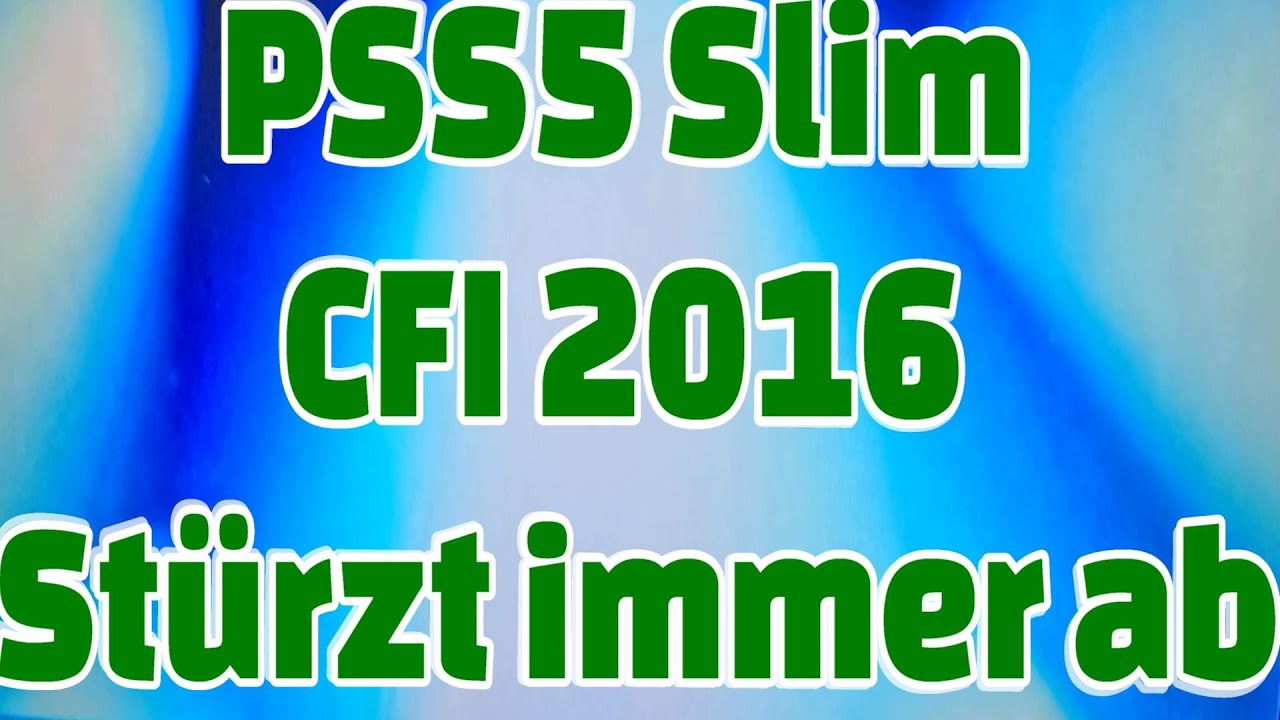 PS5 Slim Stürzt immer ab😱👀