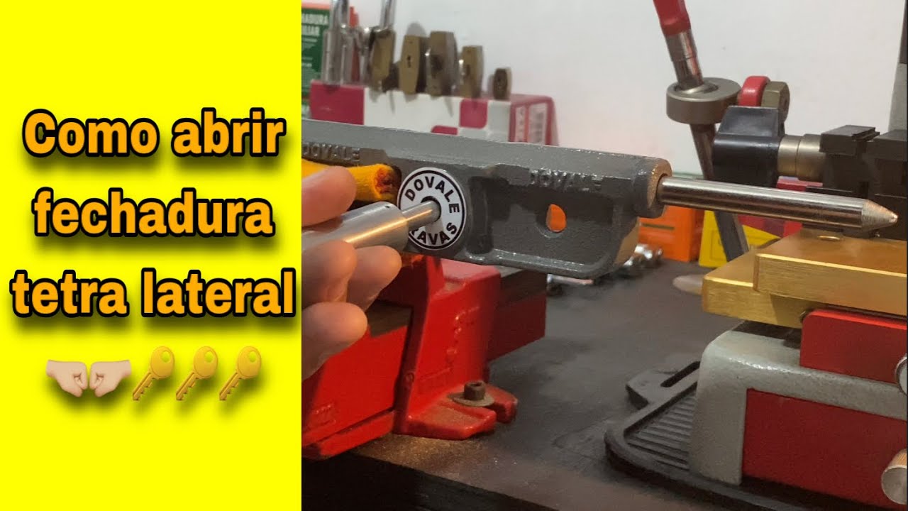 COMO ABRIR UMA FECHADURA TRAVA LATERAL TETRA !!!