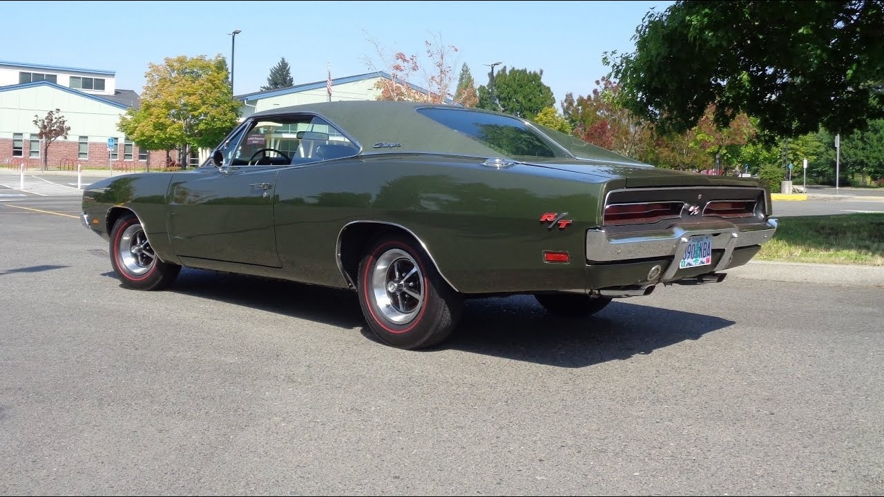Under 17K miles ! 1969 Dodge Charger R/T 440 in Green & Ride on My Car Story with Lou Costabile