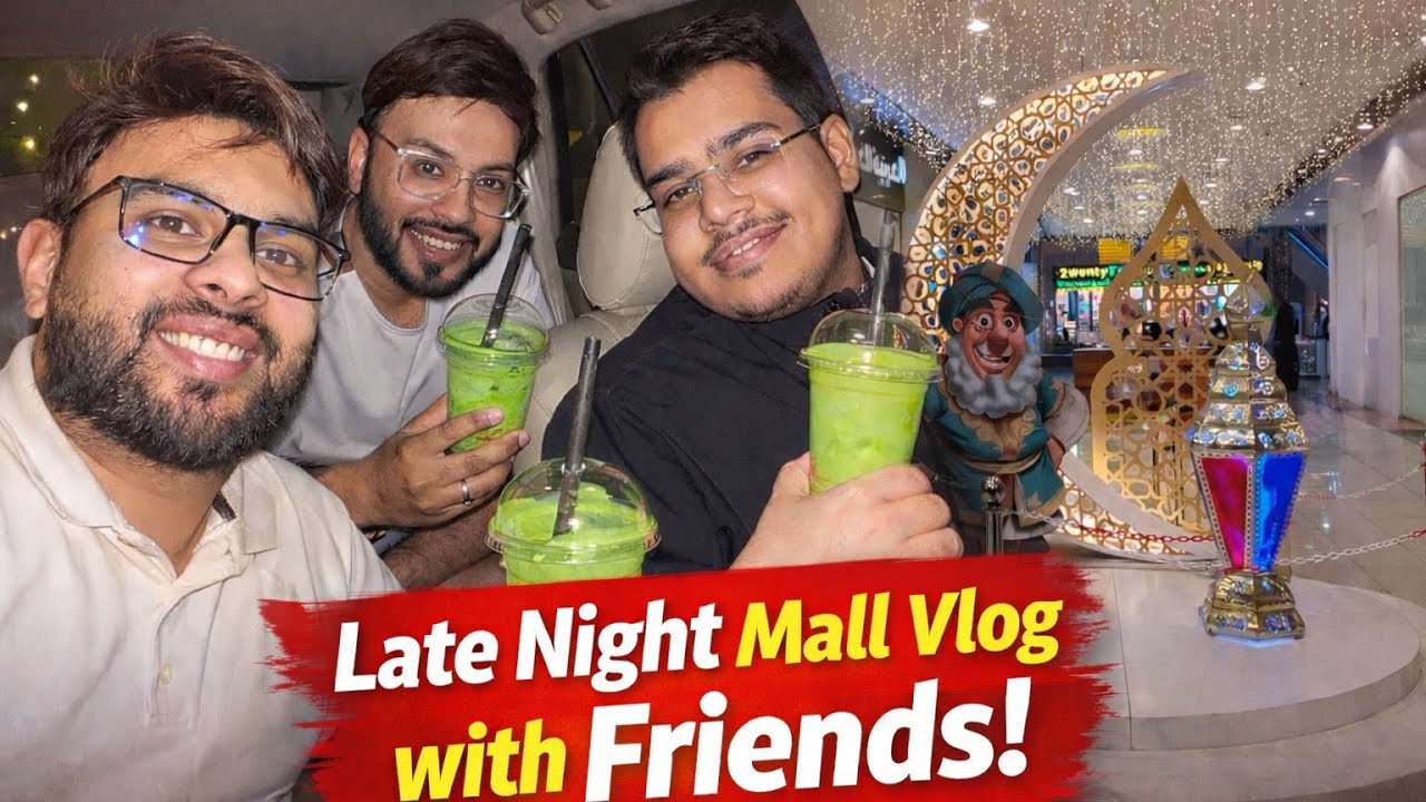 Late Night Saudi Mall Visit 😳 | Friends Night Vlog