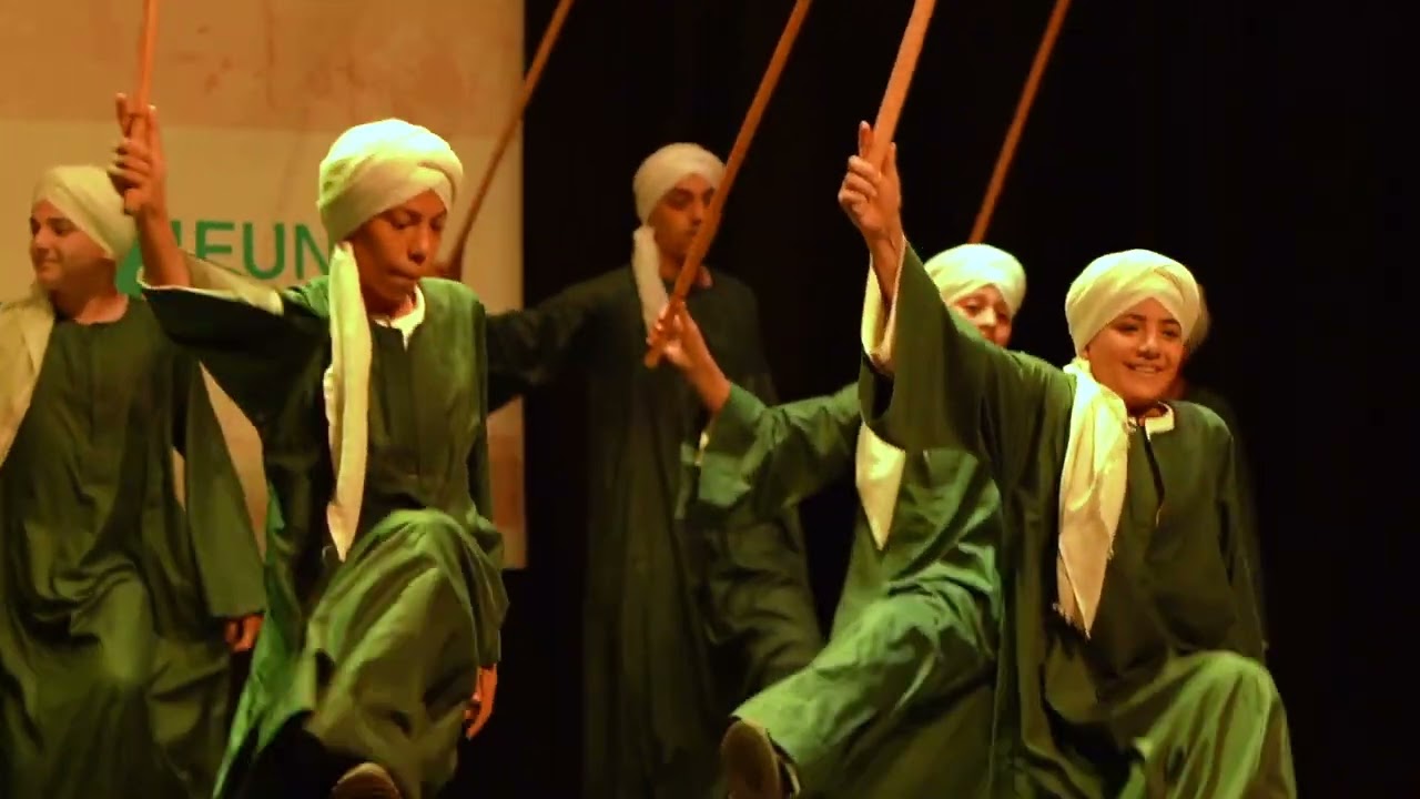 عرض أبو زيد - فريق التحطيب الاحتفالي | Abu Zaid Show Ceremonial Tahtib Team