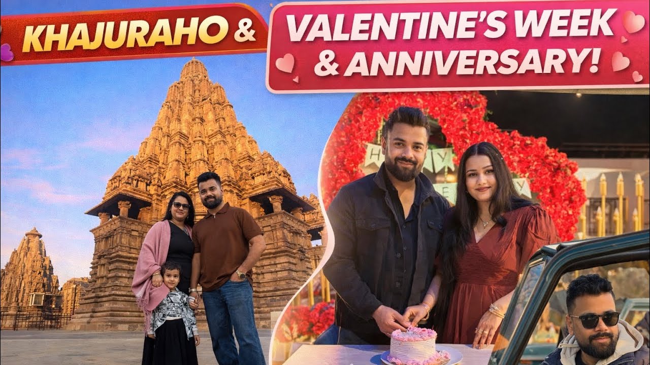 Khajuraho Travel Vlog: Temples, Tigers & Valentines! Vlog 32 @YashiVlogs2022 
