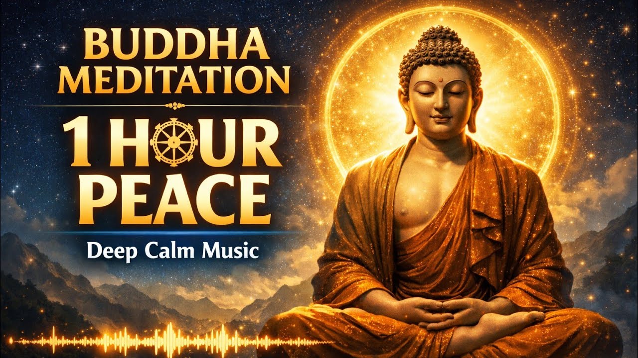 Buddha Meditation Music 🧘‍♂️ | 1 Hour Peaceful Buddha Song | Deep Relaxation & Mind Healing