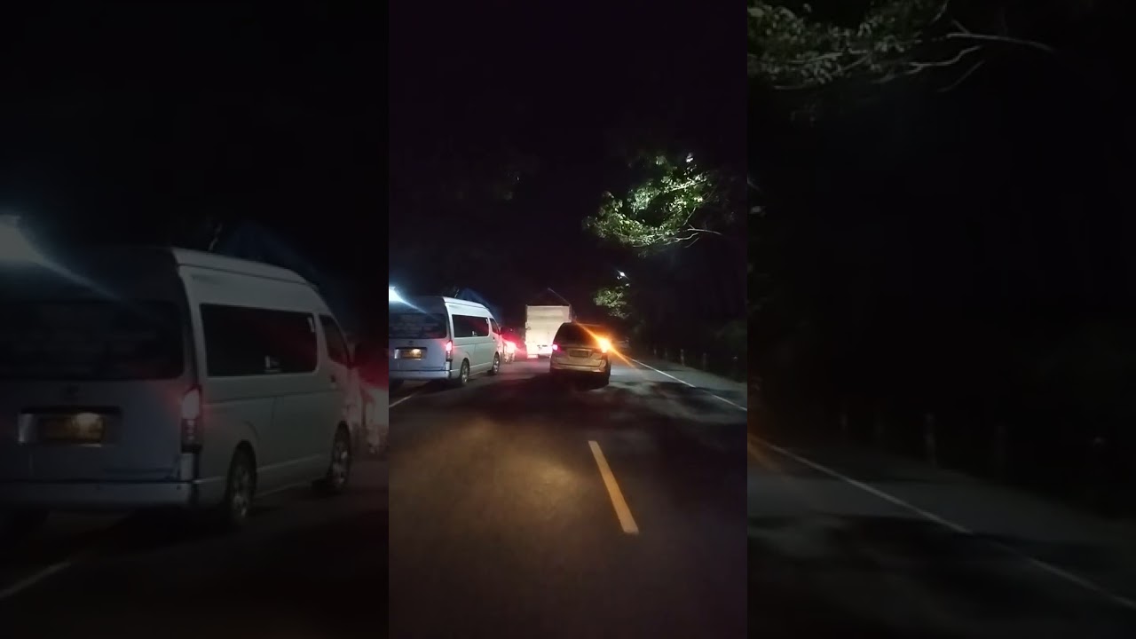 Jalan malam jalur  Magelang - Ambarawa 