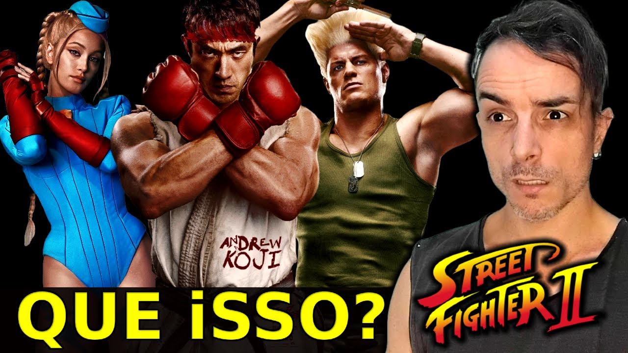 REVELADO! PERSONAGENS de STREET FIGHTER NO FILME!