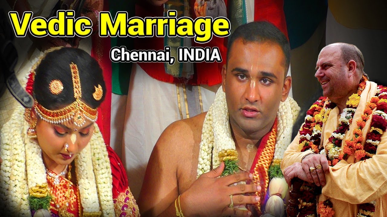 Vivaha Yajna Marriage of H.G.Pundarik dasa & H.G.Meru devi dasi in Chennai.