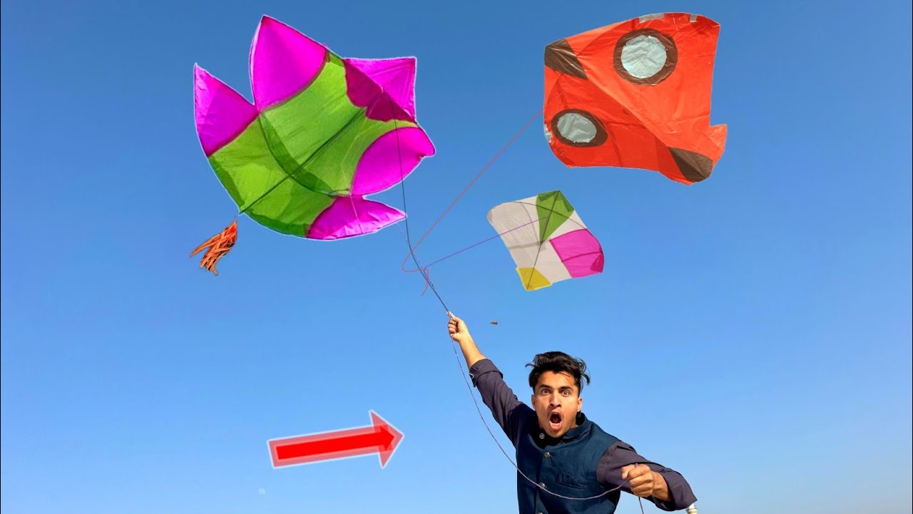 Tukkle Vs Small Kite Catch Fish Hook With Gudda Fire 🔥