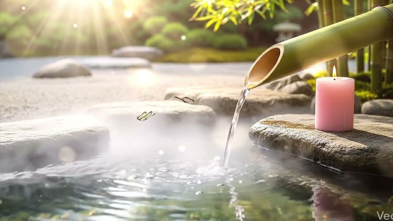 Water Sounds & Soft Piano - Relaxing Music for Insomnia, Calm Mind & Meditation